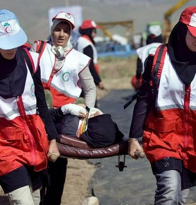 წითელი ნახევარმთვარის 5 600 000 / 110 000 კონკრეტული სპეციალისტი სამაშველო ოპერაციების წინა ხაზზეა